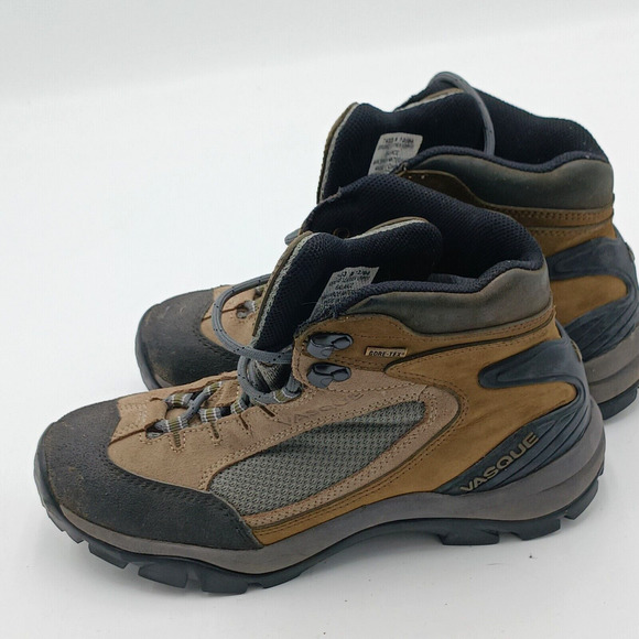 Vasque Gore-tex Vibram Ankle Hiking Boots 7433 Outdoors Camping Womens Size 8.5M - Picture 2 of 16